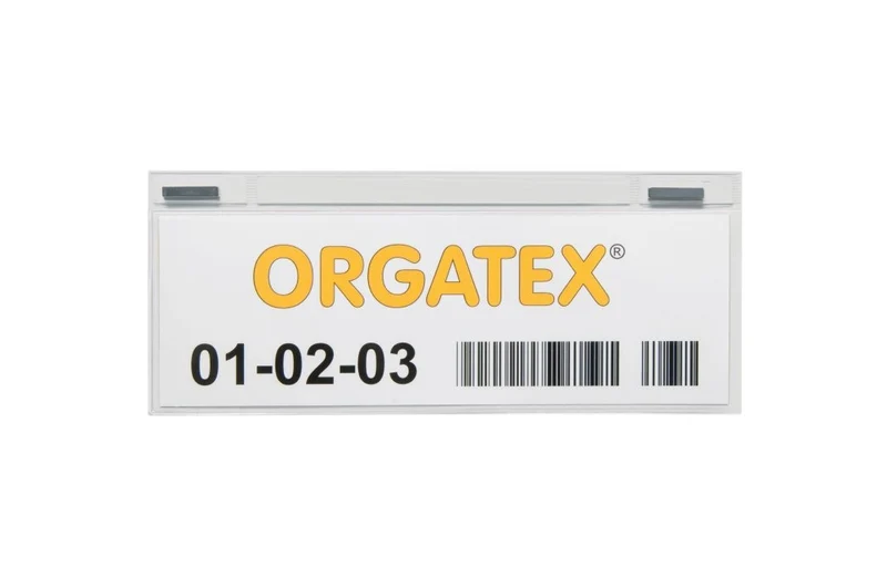 KAN-Label Etikettenhülle, magnetsich 1/4 DIN A4, Transparent, 50 St. / Pack.