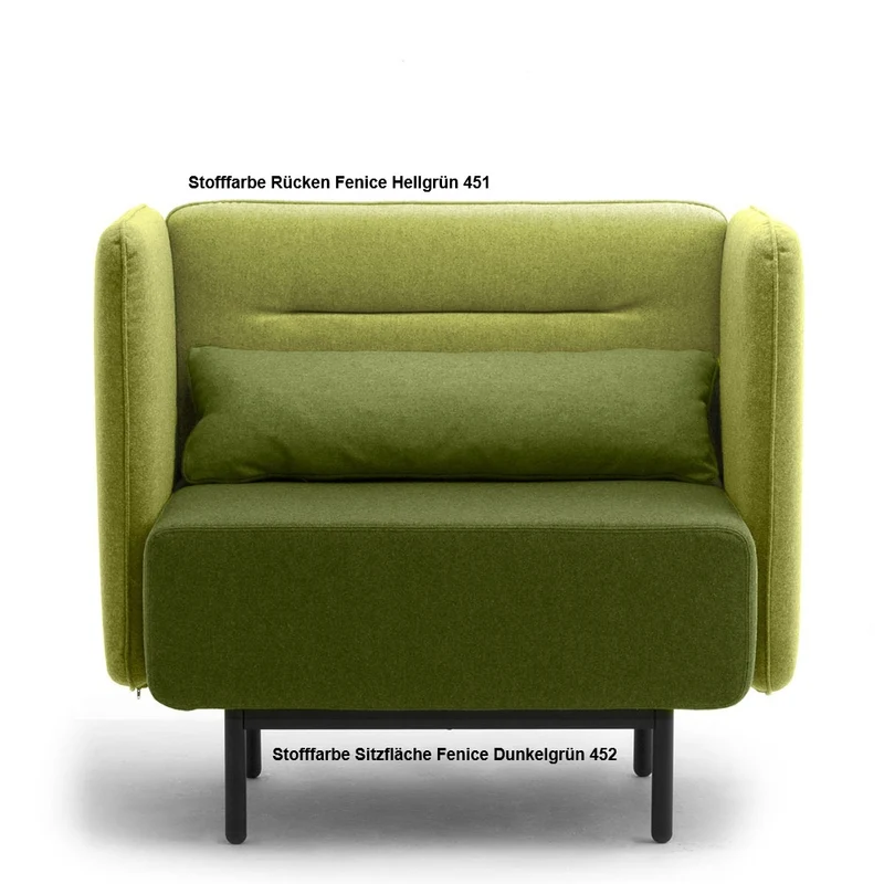 Lounge Sofa fm Calesita DIALOG - hochwertiger Wollbezug Fenice
