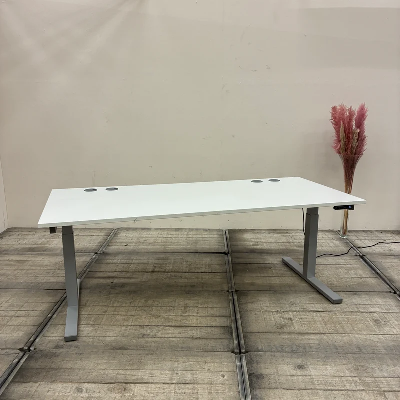 Reiss Elektrischer Schreibtisch weiß Holz Tisch 200x90 Gebraucht