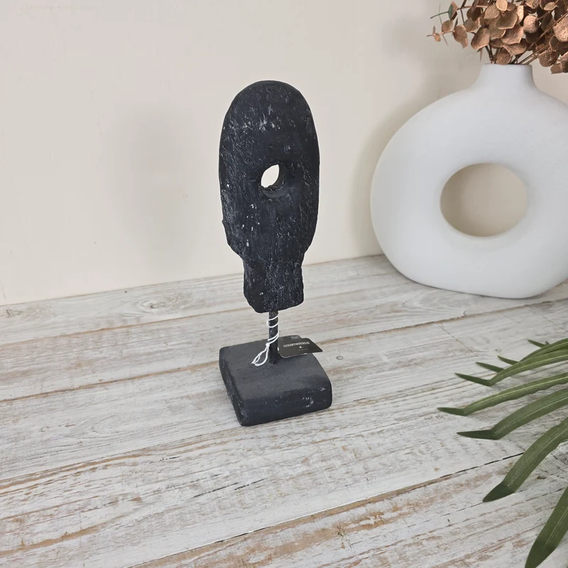 Countryfield Skulptur Moroa 30cm Schwarz Anthrazit Deko