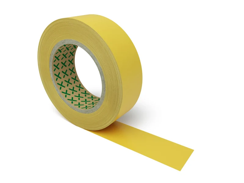 LongLife Eco - Bodenmarkierung Bandware, selbstklebend, 75mm, Gelb