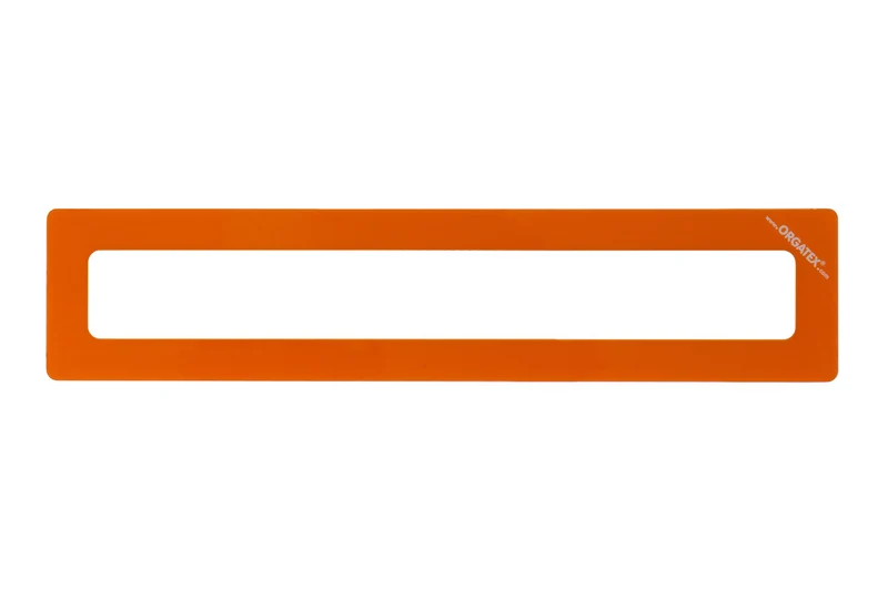 Magnetic Window Überschriftenfenster für DIN A4 quer / A3 hoch, Orange, 10 St. / Pack.