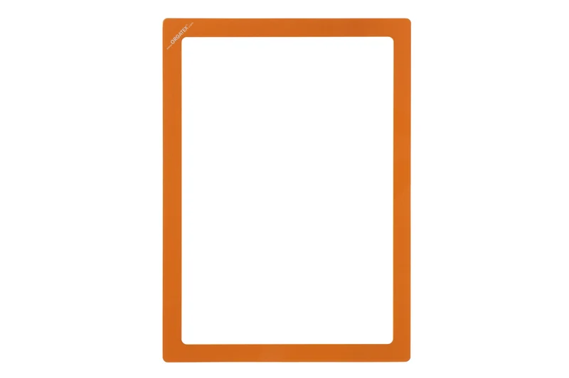 Magnetic Window Dokumentenfenster DIN A4 hoch, Orange, 10 St. / Pack.