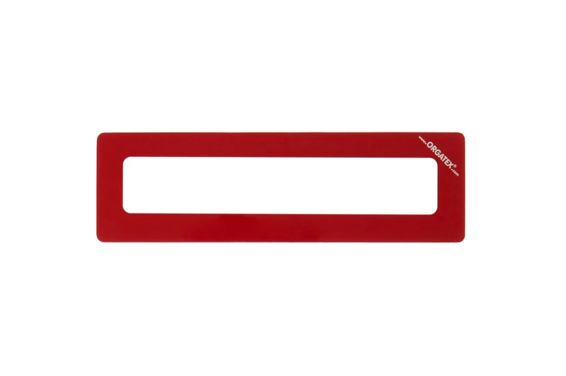 Magnetic Window Überschriftenfenster für DIN A4 hoch / A5 quer, Rot, 10 St. / Pack.