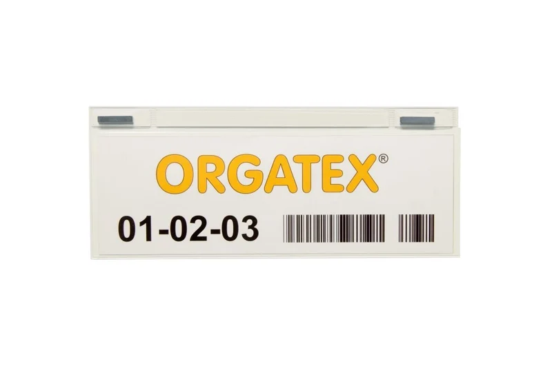KAN-Label Etikettenhülle, magnetsich 1/4 DIN A4, Weiß, 50 St. / Pack.
