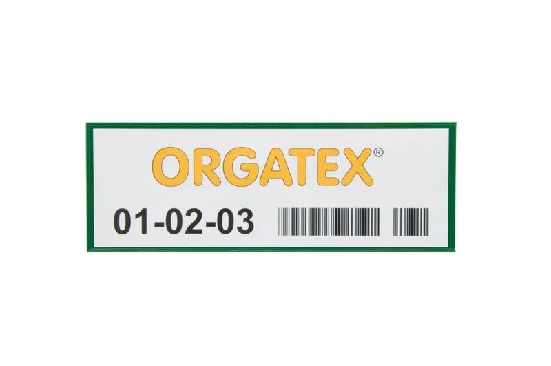 KAN-Label Etikettenhülle / Kanban-Hülle 1/4 DIN A4, Grün, 50 St. / Pack.