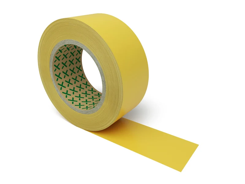 LongLife Eco - Bodenmarkierung Bandware, selbstklebend, 100mm, Gelb