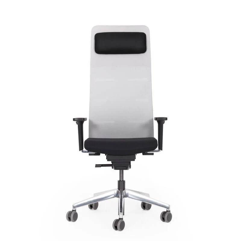 Ergonomischer Chefsessel Netzrücken Hellgrau Matrix MT14