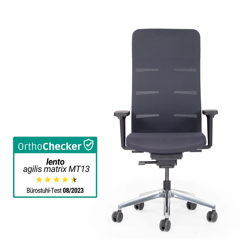 Ergonomischer Bürostuhl Netzrücken lento Matrix MT13 | Anthrazit