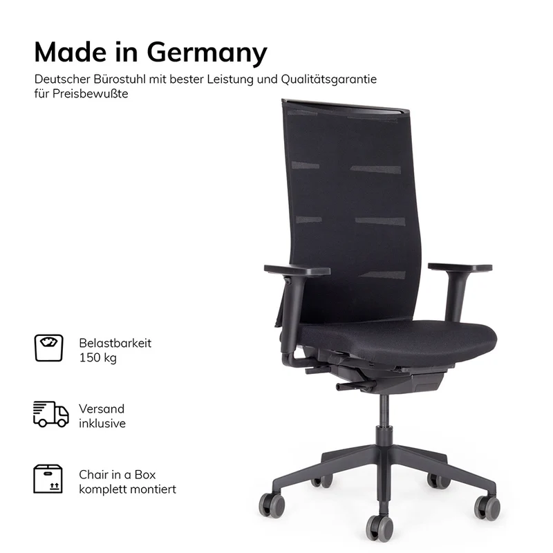 Ergonomischer Bürostuhl lento Agilis Matrix MT12 Start-Up