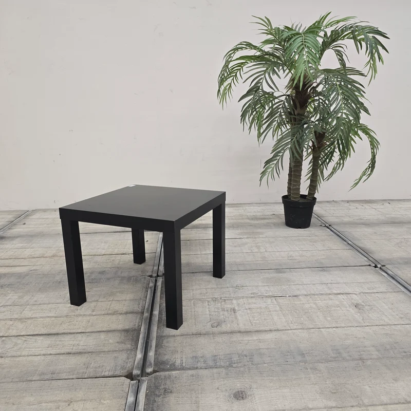 IKEA Lack Beistelltisch Schwarz Holz Quadratisch Couchtisch Tisch Gebraucht
