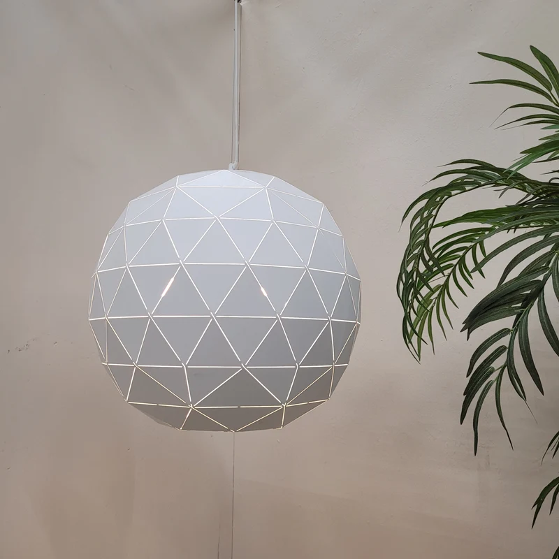 KARE Design Deckenlampe Hängeleuchte Geometrisch Weiß Lampe