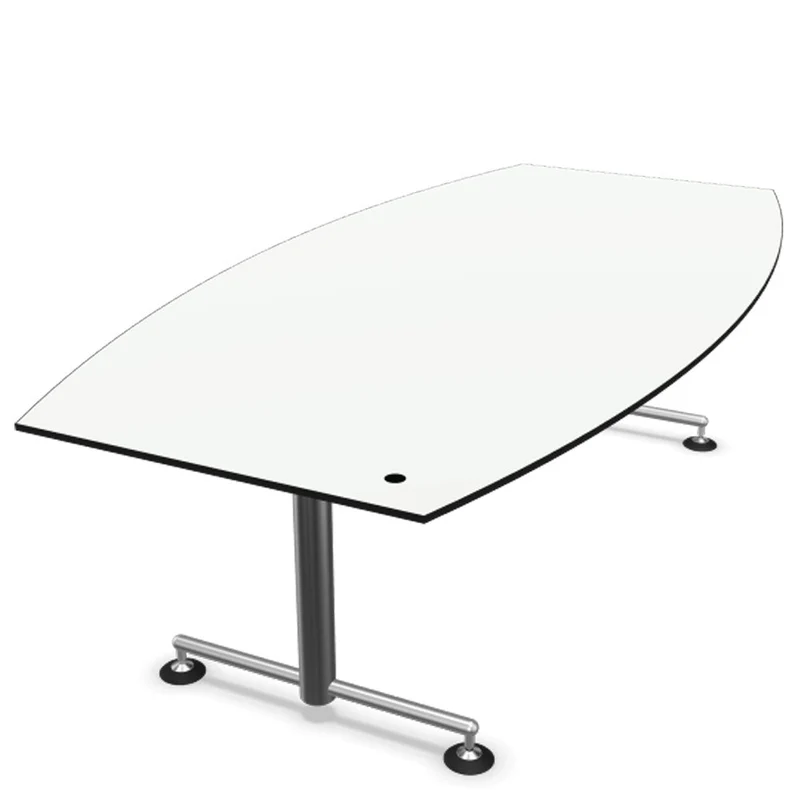 Bosse Modul Space M1 höhenverstellbarer Konferenztisch - Vollkern Platte Weiss