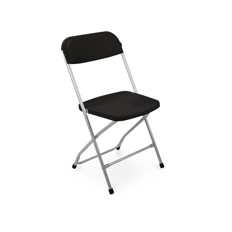 Klappstuhl mit Aluminiumgestell & Kunststoffsitzfläche