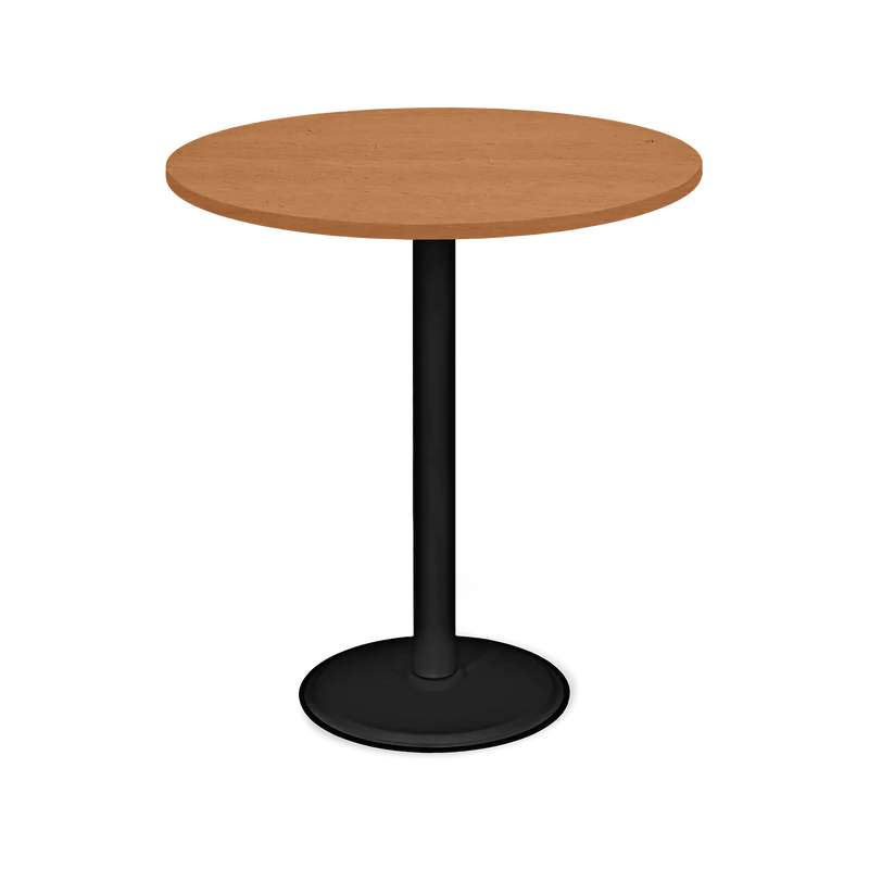 Runder Stehtisch – Ø 800 mm | G: Tiefschwarz P: Buche