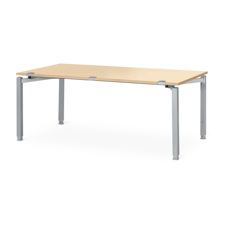 Schreibtisch manuell höhenverstellbar (Optional mit Sichtblende)