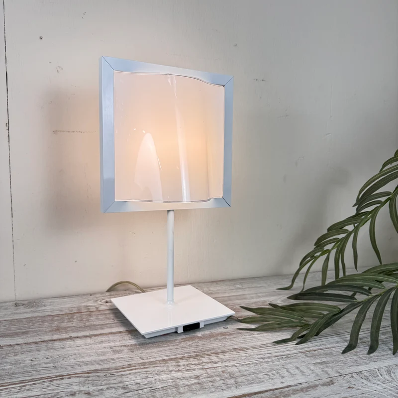 Artemide Sofocle Tischlampe Weiß Metall Designer Lampe Gebraucht