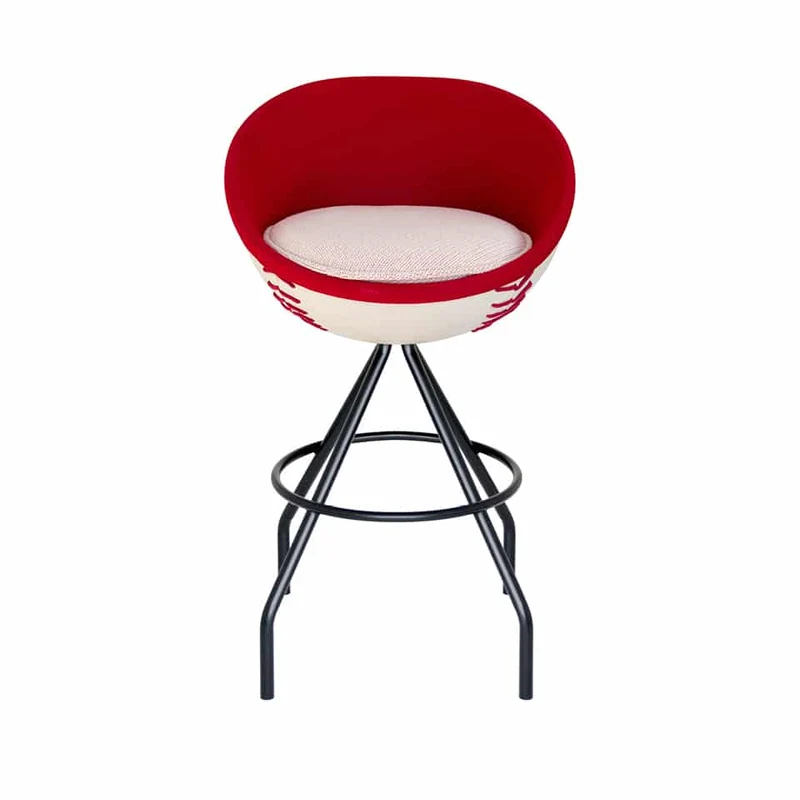 lillus HOMERUN - Tresenstuhl - Baseball Barhocker Stuhl - Cocktailstuhl - Kugelsessel - Ballsessel