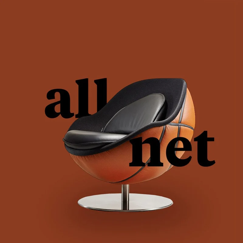 lillus allnet - Basketball - Loungesessel Kugelsessel Ballsessel Leder