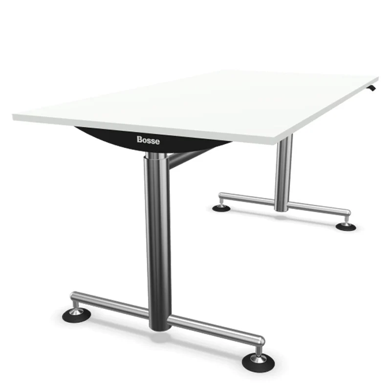 Bosse Modul Space M1 höhenverstellbarer Schreibtisch 72 - 136,5 cm - Melamin & Furnier Platte