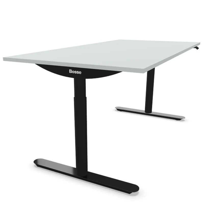 Bosse Modul Space M3 höhenverstellbarer Schreibtisch 62 - 126 cm - Melamin Arbeitsplatte