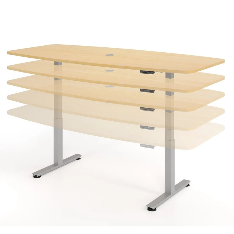 Besprechungstisch Konferenztisch Pure - Meetingtisch höhenverstellbar - 220 x 103 cm