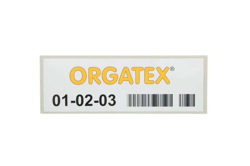 KAN-Label Etikettenhülle / Kanban-Hülle DIN A5, Hellgrau, 50 St. / Pack.