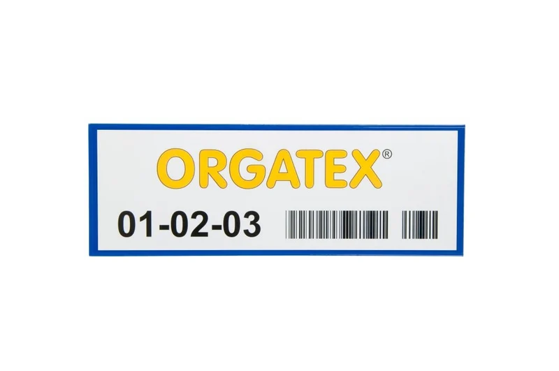 KAN-Label Etikettenhülle / Kanban-Hülle DIN A5, Blau, 50 St. / Pack.
