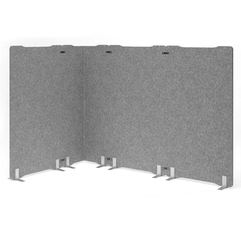 Akustik Panel Filz Vlies EASY - Raumteiler Stellwand H180 x B100 cm