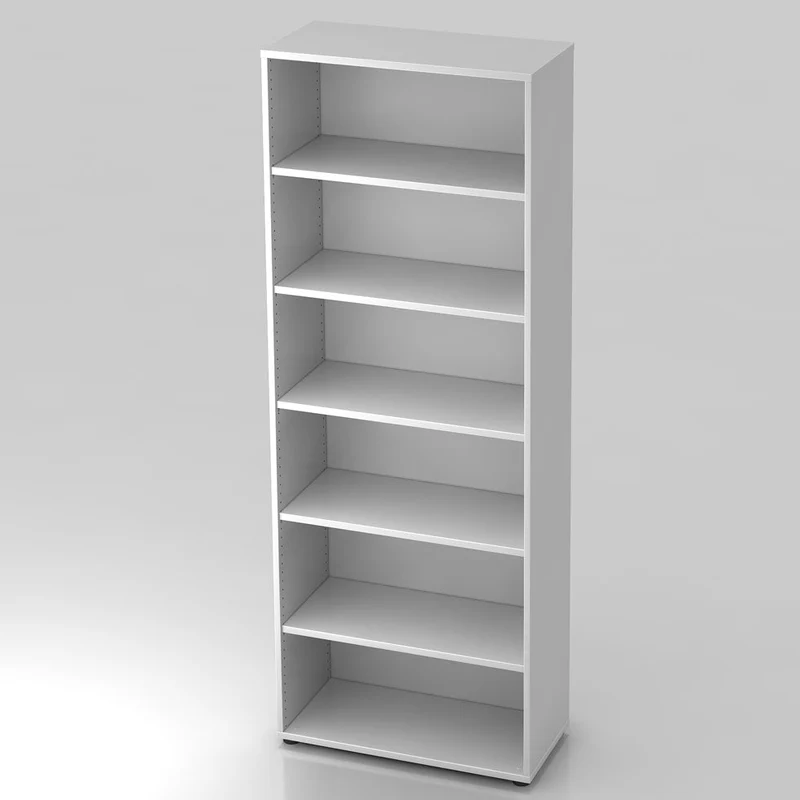 Aktenregal Büroregal Pure - 6 Ordnerhöhen 80cm breit