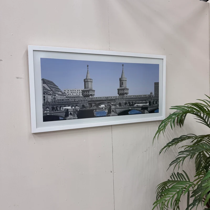Wandbild Berliner Oberbaumbrücke Fotodruck 120x60 Deko gebraucht Bild