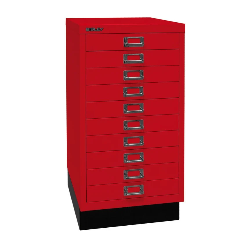 Bisley MultiDrawer™ L29A310S - 10 Schubladen - Gesamthöhe 670 mm - DIN A3 - alle Farben inkl. Sockel - jetzt besonders günstig FREI Haus geliefert