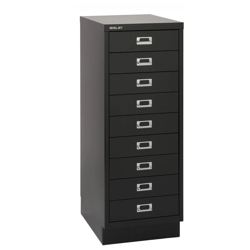 Bisley MultiDrawer™ L39A39S - 9 Schubladen - Gesamthöhe 940 mm - DIN A3 - alle Farben inkl. Sockel - jetzt besonders günstig FREI Haus geliefert