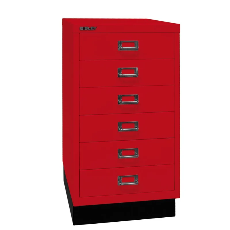 Bisley MultiDrawer™ L29A36S - 6 Schubladen - Gesamthöhe 670 mm - DIN A3 - alle Farben inkl. Sockel - jetzt besonders günstig auf Rechnung bestellen