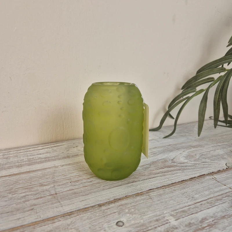 Light & Living Windlicht Finley Glas Grün 13 cm Deko