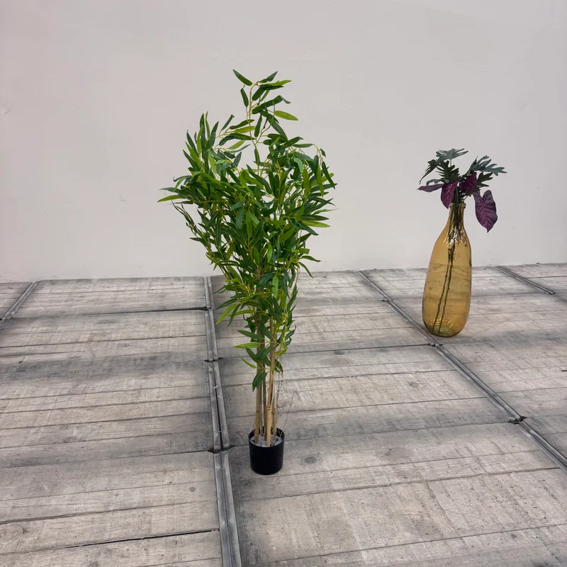 Kunstpflanze Grün Kunststoff Dekorativ 115cm Gebraucht