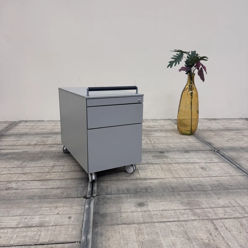 Planmöbel Rollcontainer Lichtgrau 3 Schubladen Büro Container Gebraucht