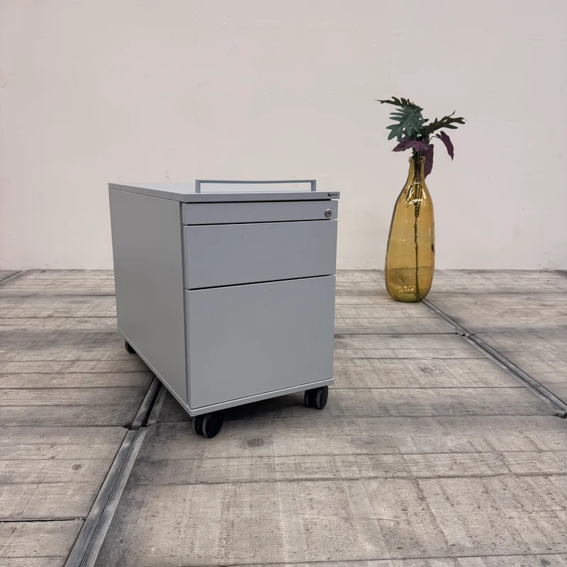 Oka Rollcontainer Lichtgrau 3 Schubladen Büro Container Gebraucht