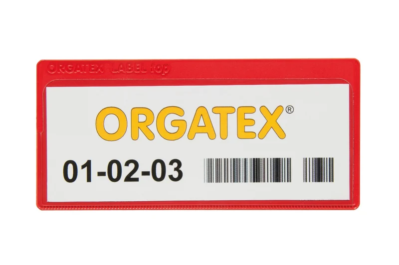 LabelTop Etikettenträger, magnetisch 35 x 107mm, Rot, 50 St. / Pack.