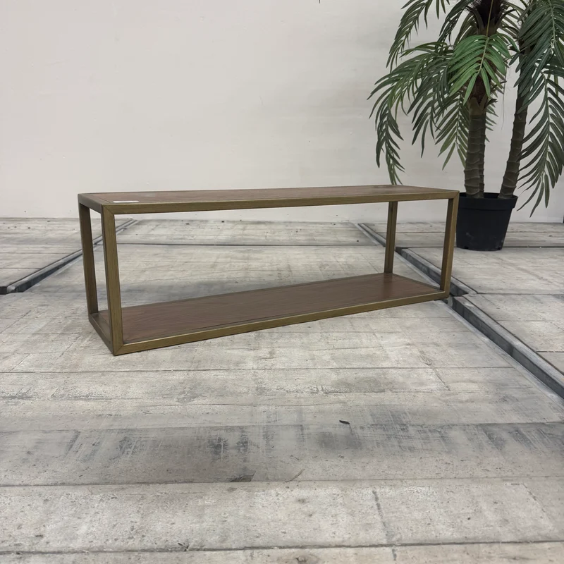 Mace Wandregal Hängeregal Massivholz Eiche Golden