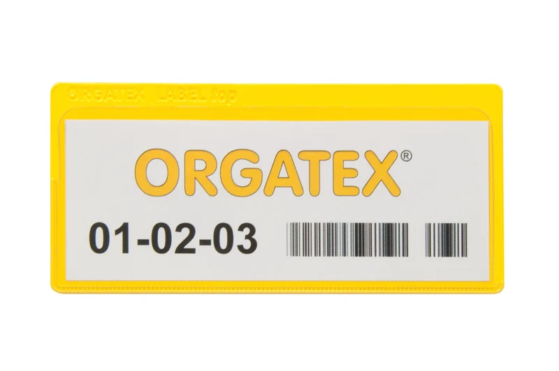 LabelTop Etikettenträger, magnetisch 80 x 160mm, Gelb, 1 Magnetstreifen, 50 St. / Pack.