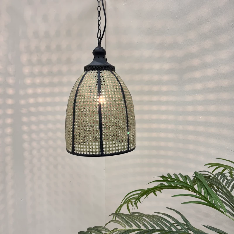 PTMD Bayu Hängeleuchte Rattan Deckenlampe Lampe