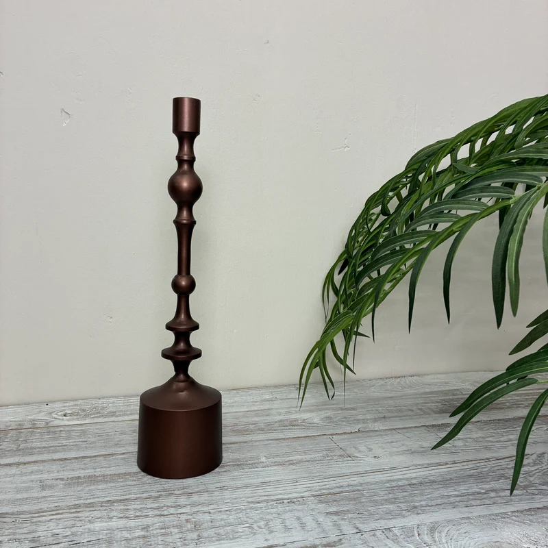 Light & Living Kerzenständer Bronze Metall Deko Leuchter Vintage