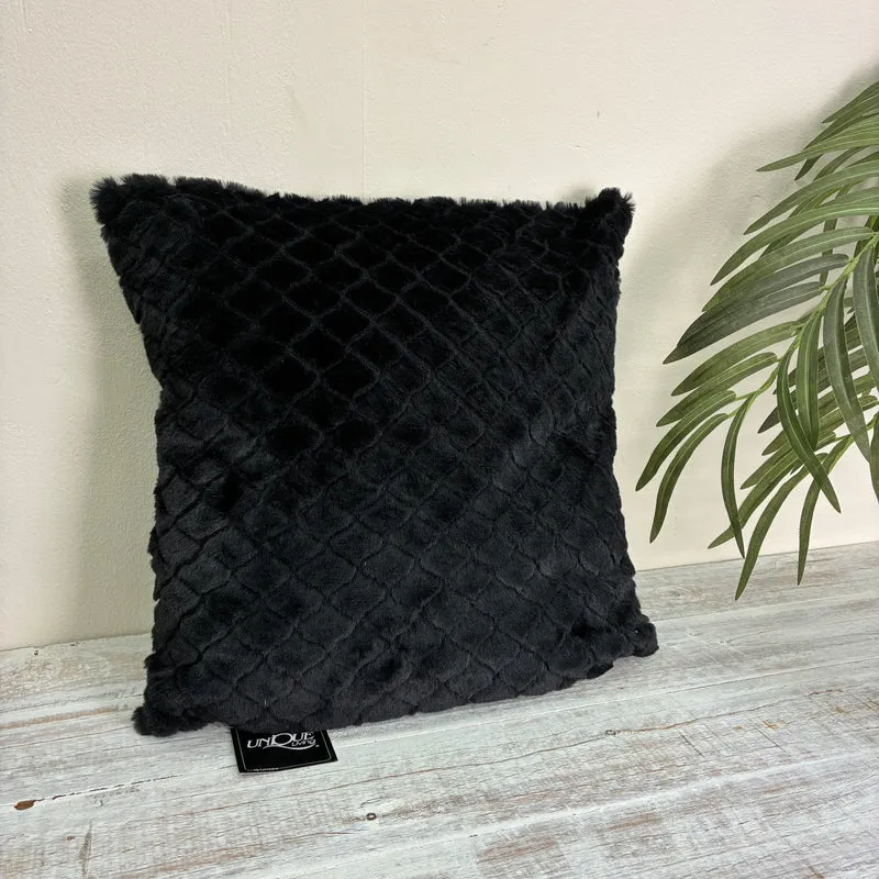 Unique Living Kissen Schwarz 45x45 Dekokissen Neuware