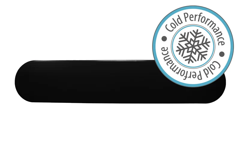 LongLife Rounded CP - Bodenmarkierung Längsmarkierung, selbstklebend 90 x 450mm, Schwarz, 50 St. / Pack.