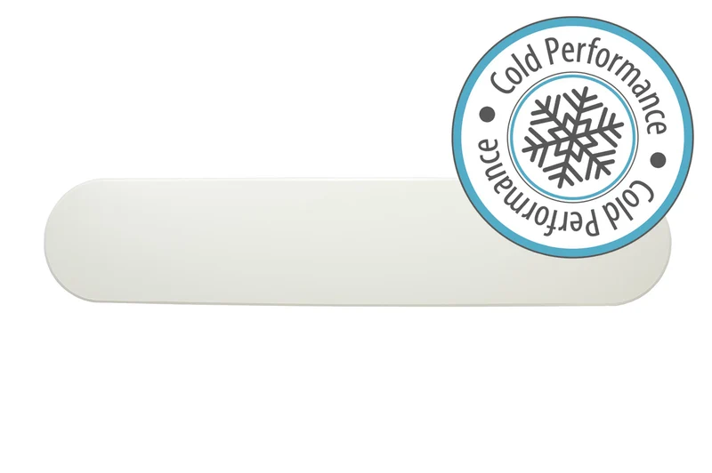 LongLife Rounded CP - Bodenmarkierung Längsmarkierung, selbstklebend 90 x 450mm, Weiß, 50 St. / Pack.