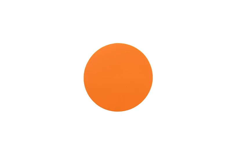LongLife Rounded - Bodenmarkierung Punkt, selbstklebend 90mm (Ø), Orange, 50 St. / Pack.