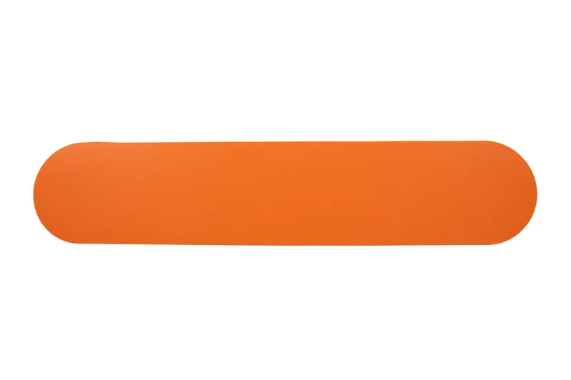 LongLife Rounded - Bodenmarkierung Längsmarkierung, selbstklebend 90 x 450mm, Orange, 50 St. / Pack.
