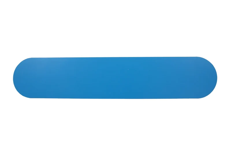 LongLife Rounded - Bodenmarkierung Längsmarkierung, selbstklebend 90 x 450mm, Hellblau, 50 St. / Pack.
