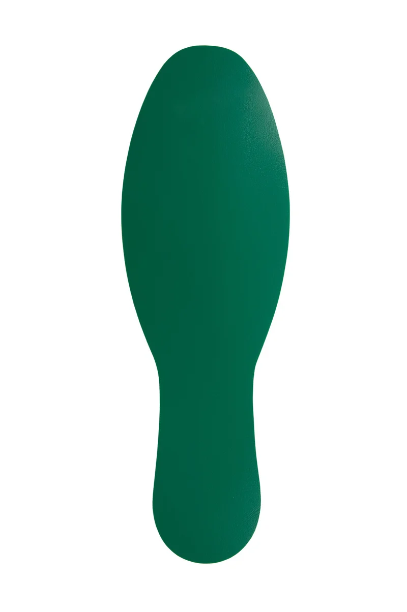 LongLife - Bodenmarkierung Fuß, selbstklebend 280 x 90mm, Grün, 50 St. / Pack.